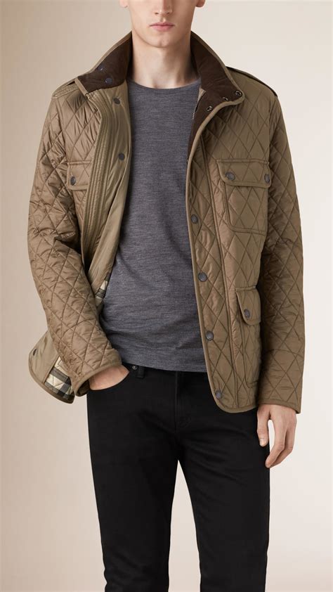 burberry quilted jacket beige